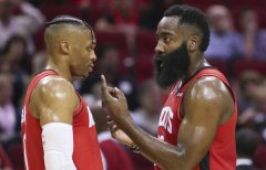NBA常规赛视频直播:火箭vs 猛龙 哈登威少欲化身